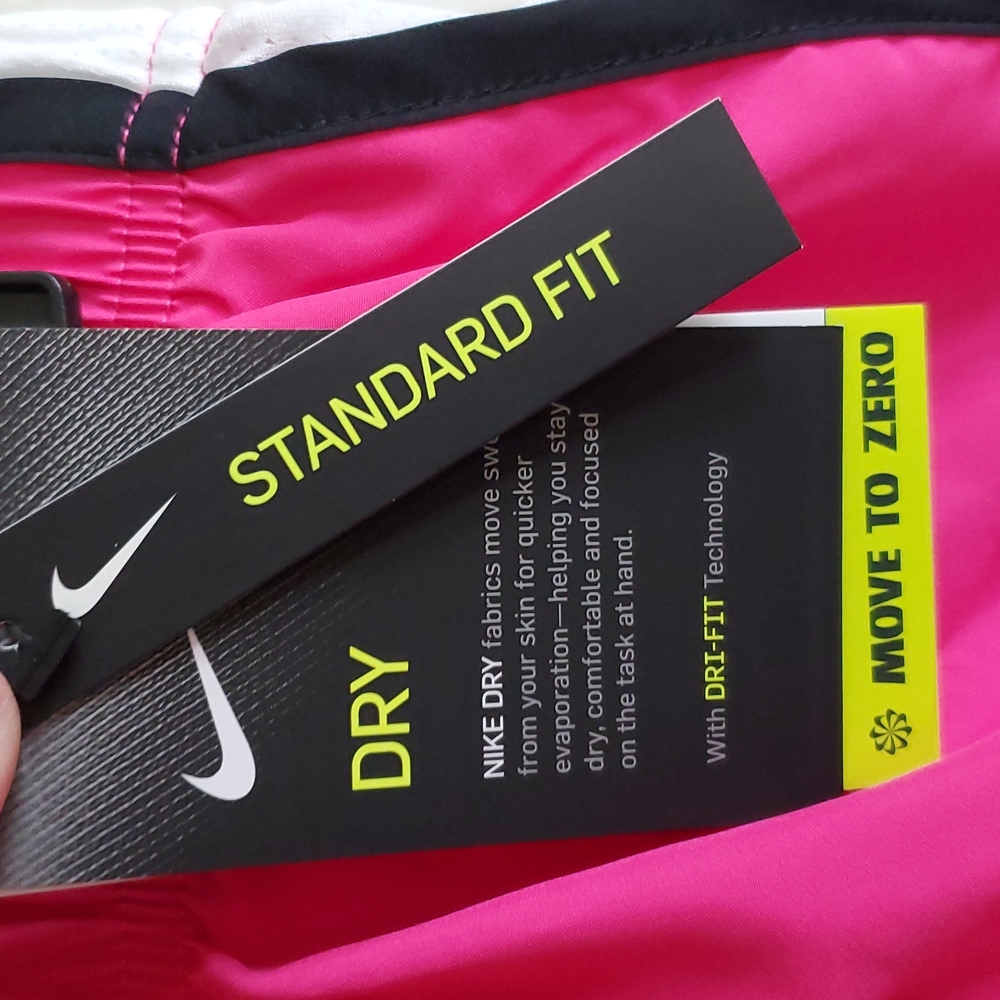 Women's Nike Dri-Fit Running Shorts, Size Small, Color: Pink - Picture 3 of 5